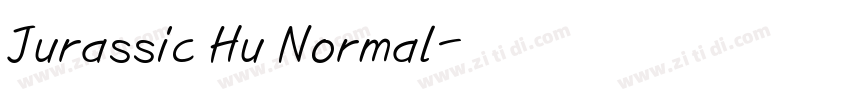 Jurassic Hu Normal字体转换